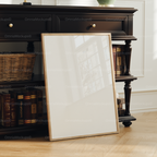 Vertical 3x4 Frame Mockup With Reflection