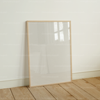 Vertical A Series Frame Mockup With Reflection