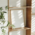 Vertical 3x4 Frame Mockup With Sunlight