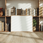 Horizontal 4x3 Frame Mockup With Sunlight