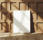 Vertical 3x4 Frame Mockup With Sunlight