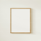 Vertical 8x10 Wall Frame Mockup With Sunlight