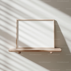 Horizontal 4x3 Frame Mockup With Sunlight