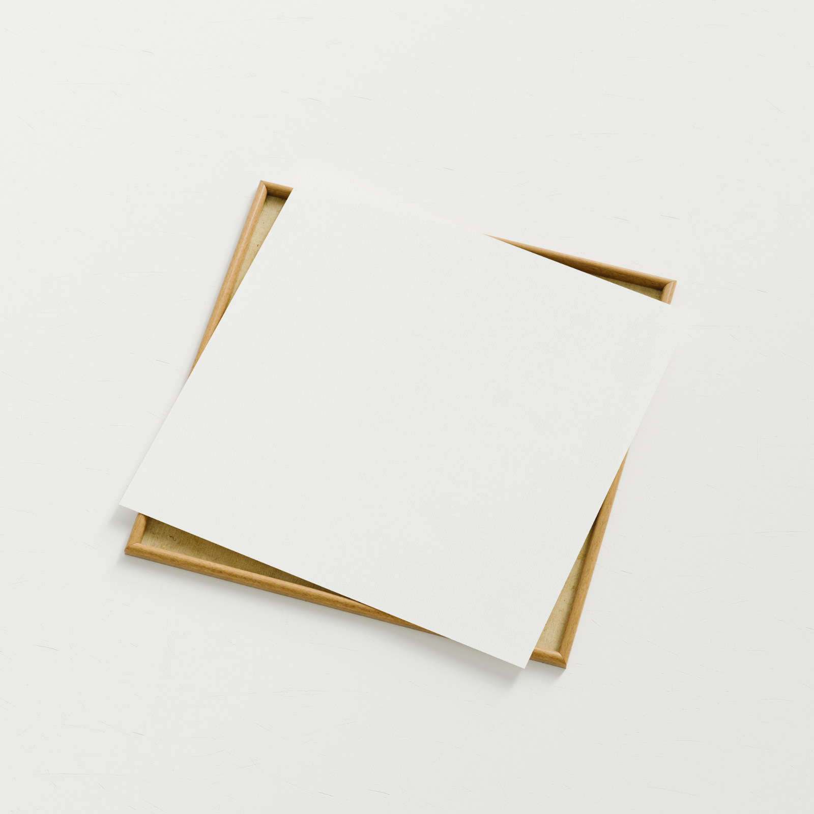 Square Poster With Frame Mockup