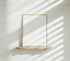 Vertical 3x4 Frame Mockup With Sunlight