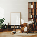 Vertical 3x4 Frame Mockup With Sunlight