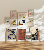 10 Vertical 5x7 Frames Mockup With Sunlight