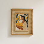 Vertical 3x4 Wall Frame Mockup