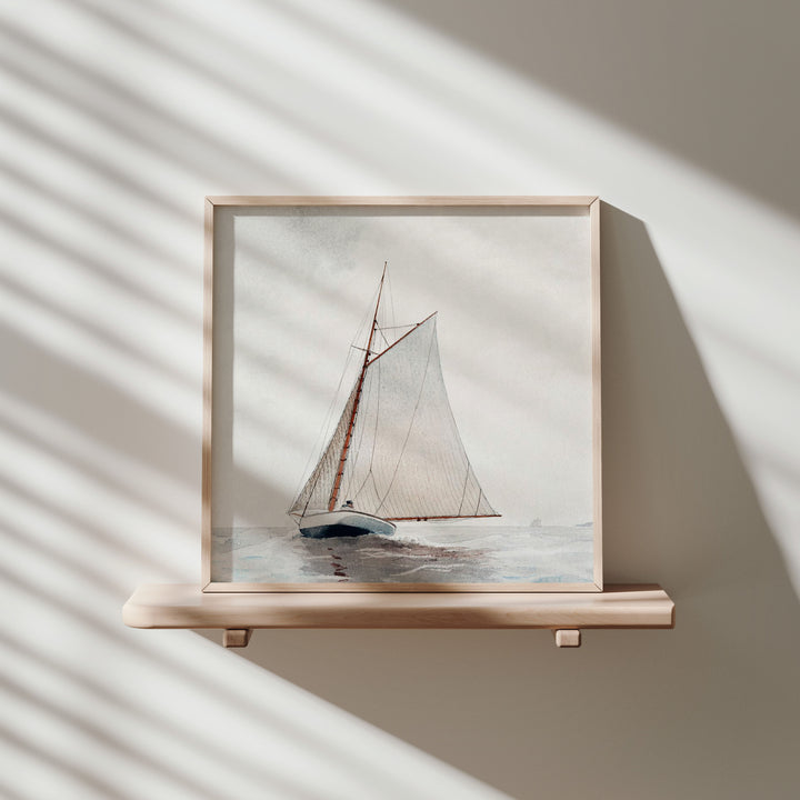 Square Frame Mockup With Sunlight