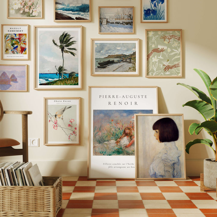 12 Frames 3x4 Mockup With Sunlight