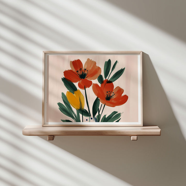 Horizontal 4x3 Frame Mockup With Sunlight