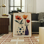 Vertical 3x4 Living Room Frame Mockup