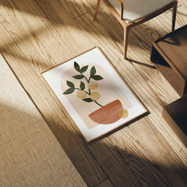 Vertical Frame Mockup With Sunlight