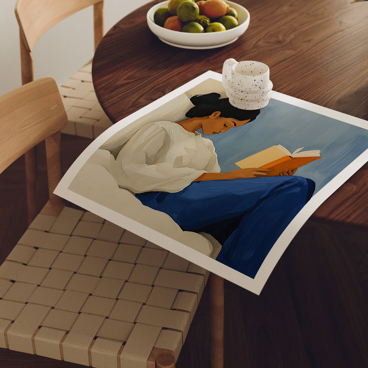Square Dining Table Poster Mockup