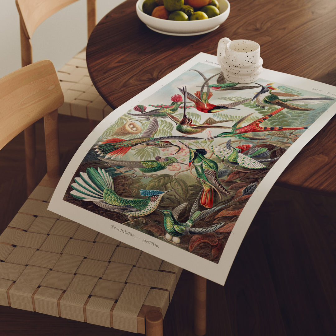 Vertical 5x7 Dining Table Poster Mockup