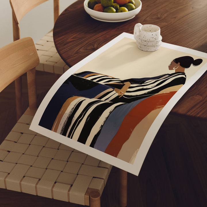 Vertical 5x7 Dining Table Poster Mockup