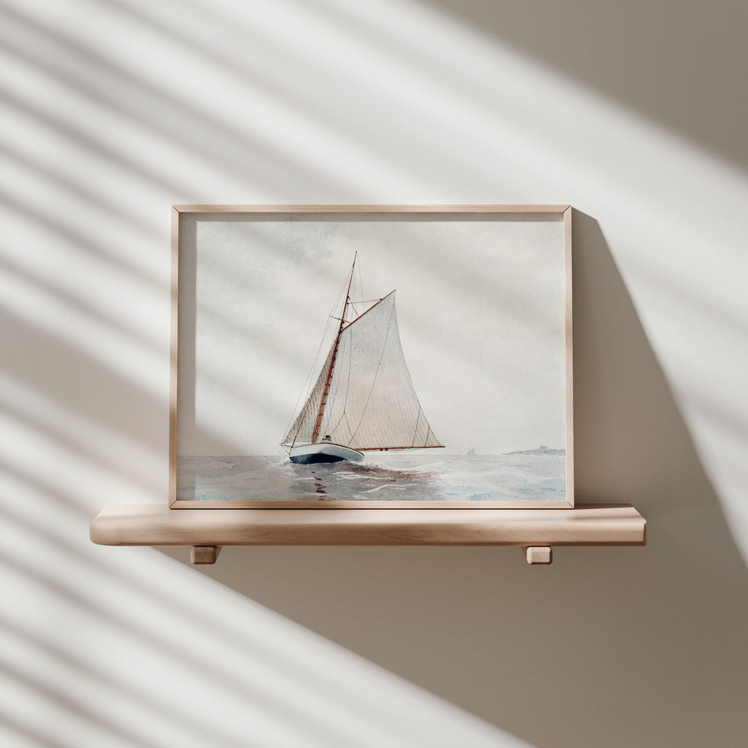 Horizontal 4x3 Frame Mockup With Sunlight