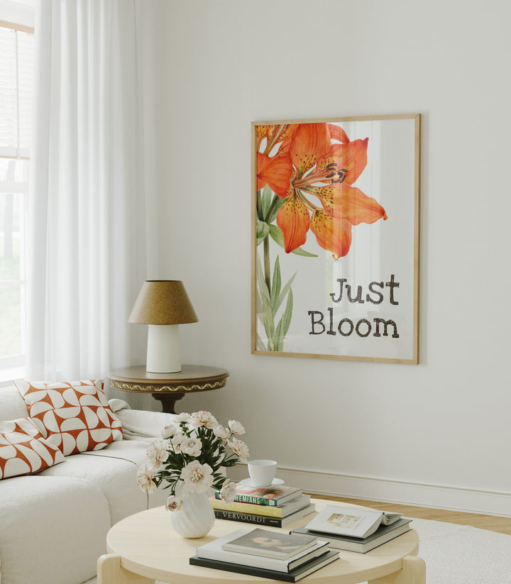 Vertical 3x4 Living Room Wall Frame Mockup