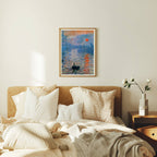 Vertical 3x4 Bedroom Wall Frame Mockup