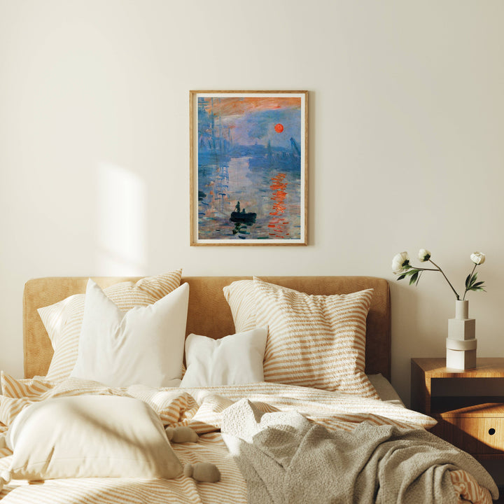 Vertical 3x4 Bedroom Wall Frame Mockup