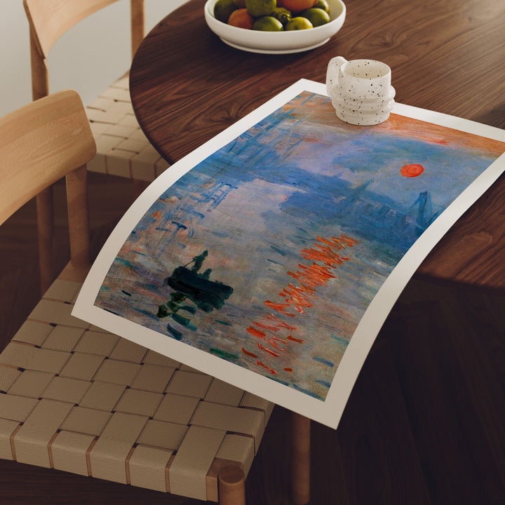 Vertical 5x7 Dining Table Poster Mockup