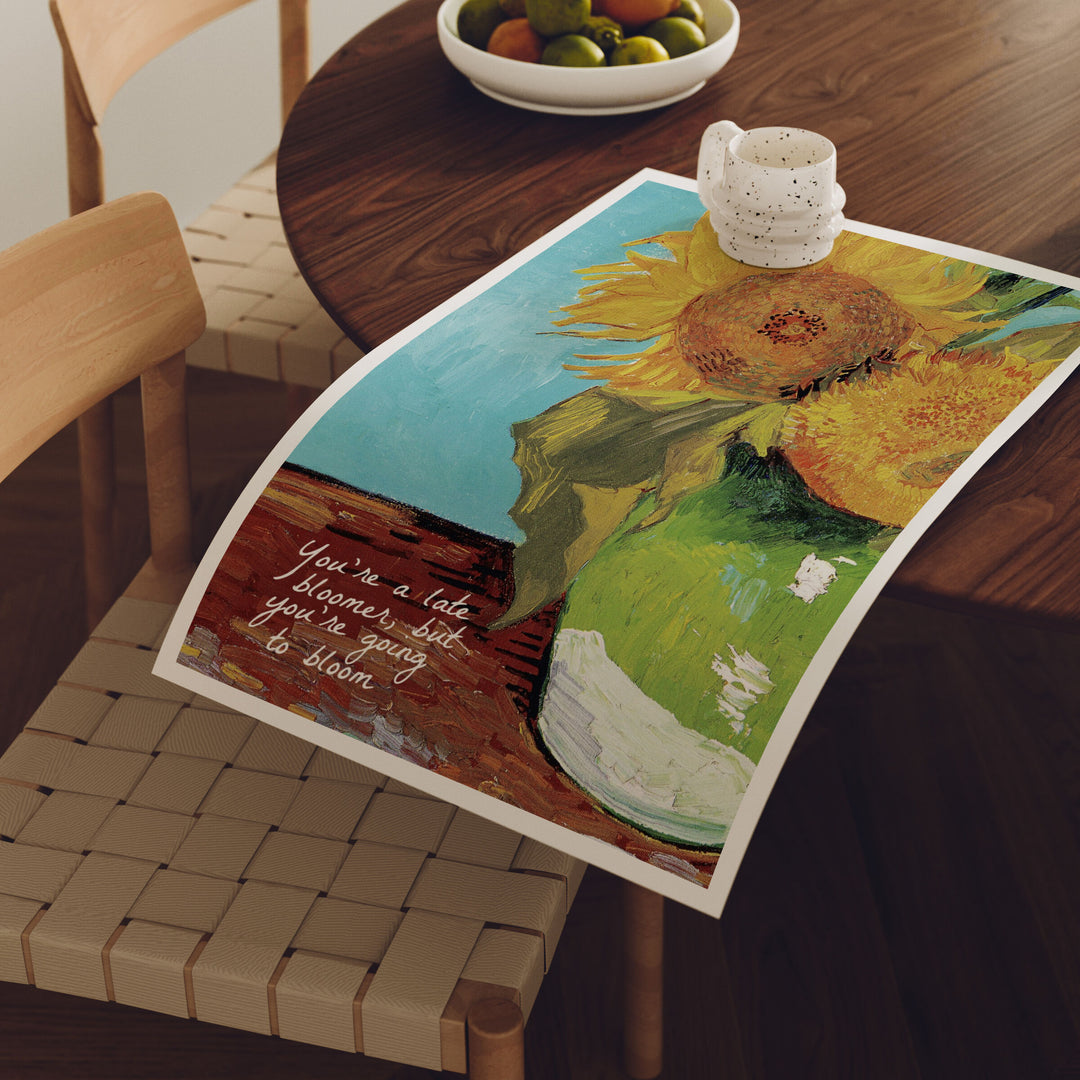 Vertical 5x7 Dining Table Poster Mockup