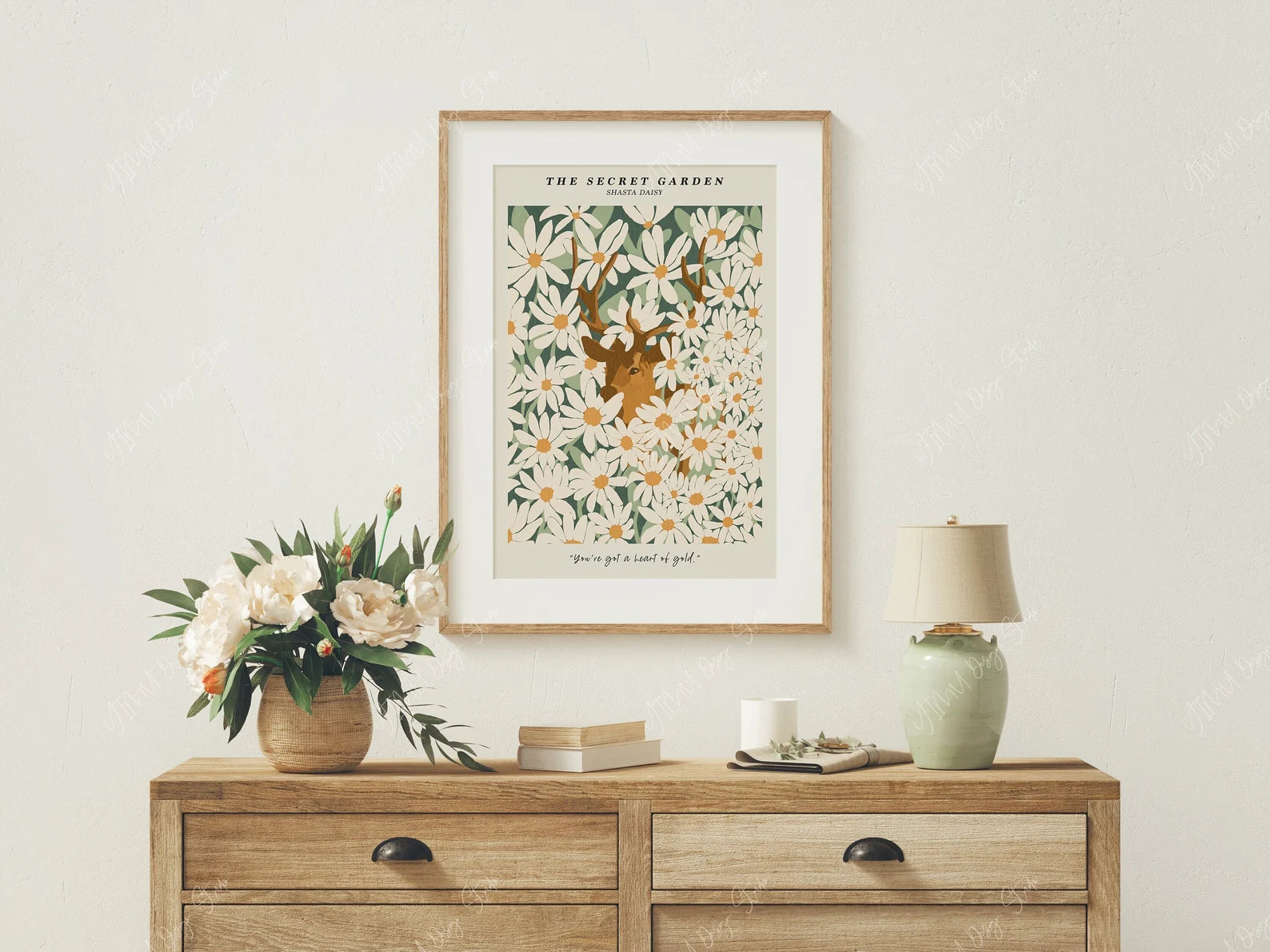 Vertical Wall Frame Mockup