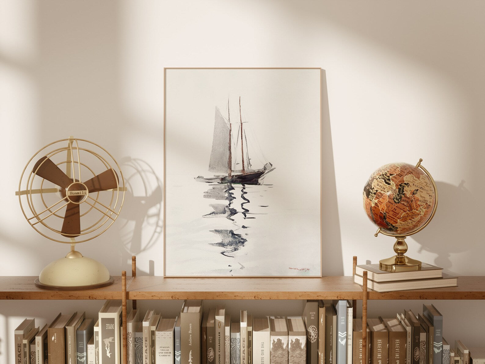 Vertical Frame Mockup With Sunlight