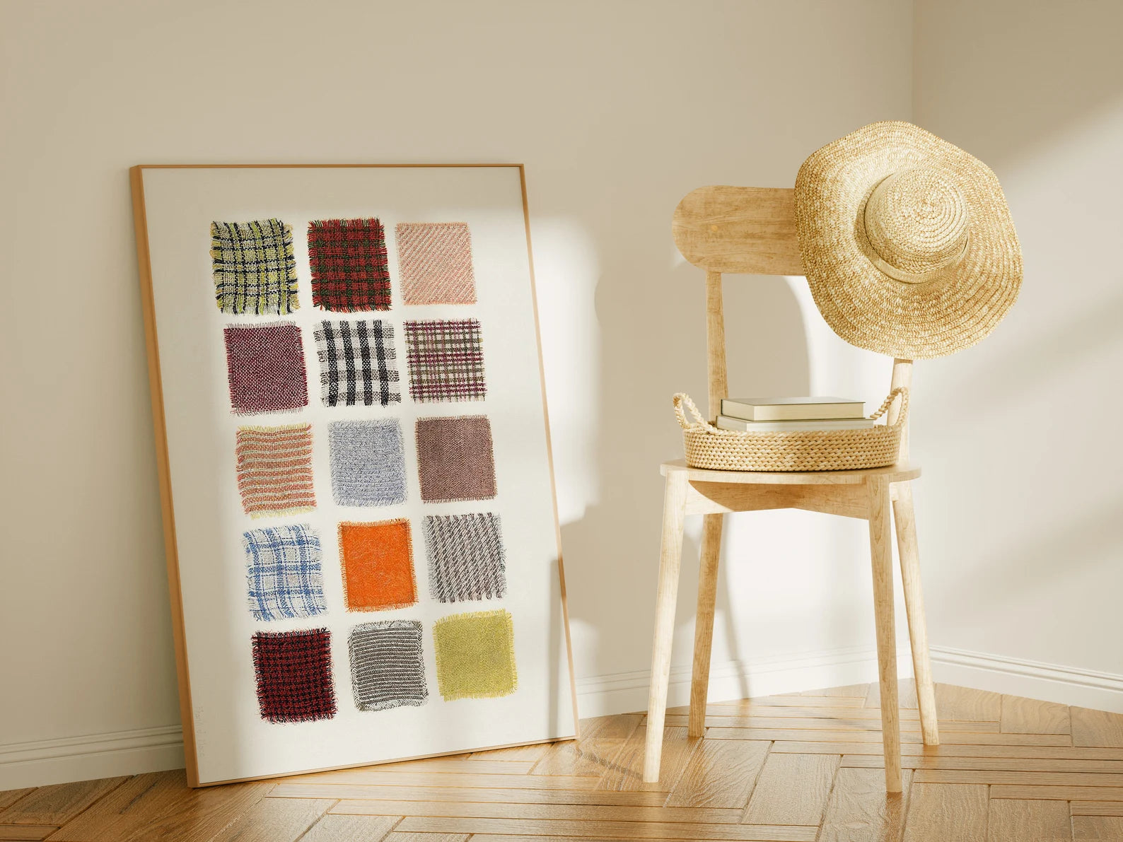 Vertical Frame Mockup With Sunlight