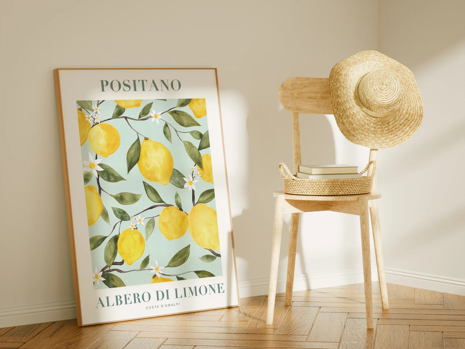 Vertical Frame Mockup With Sunlight