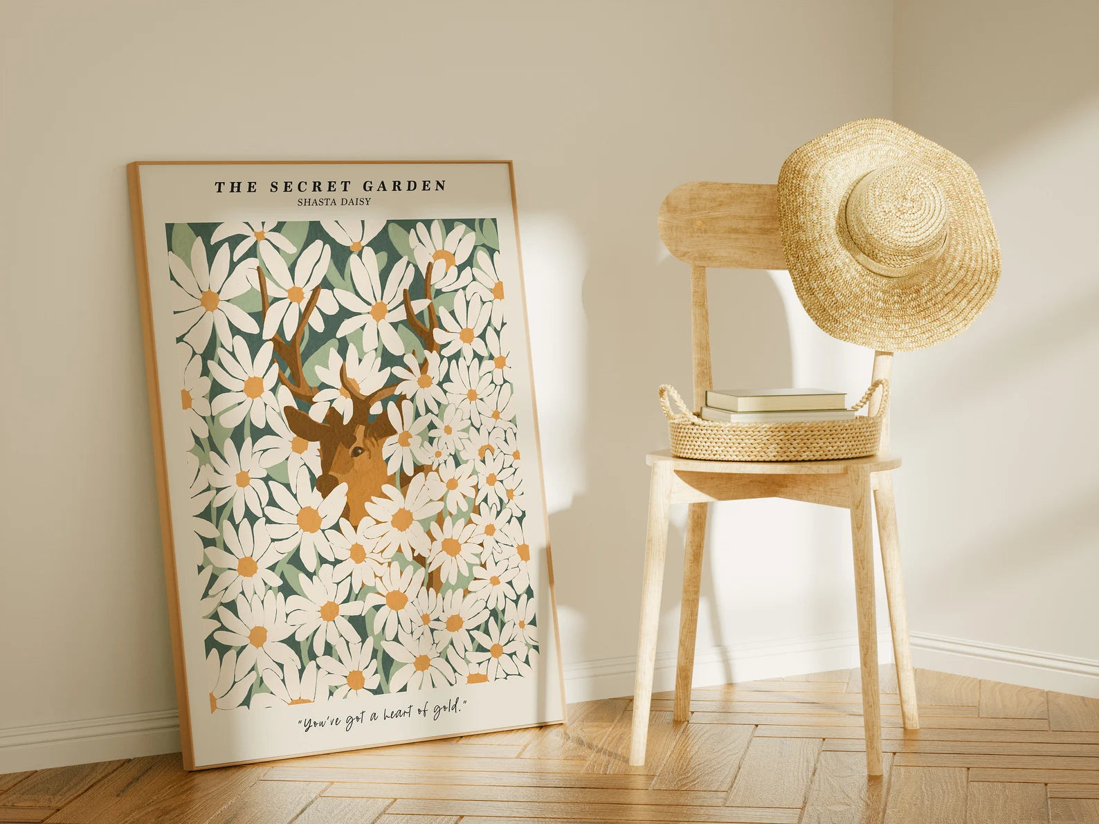 Vertical Frame Mockup With Sunlight