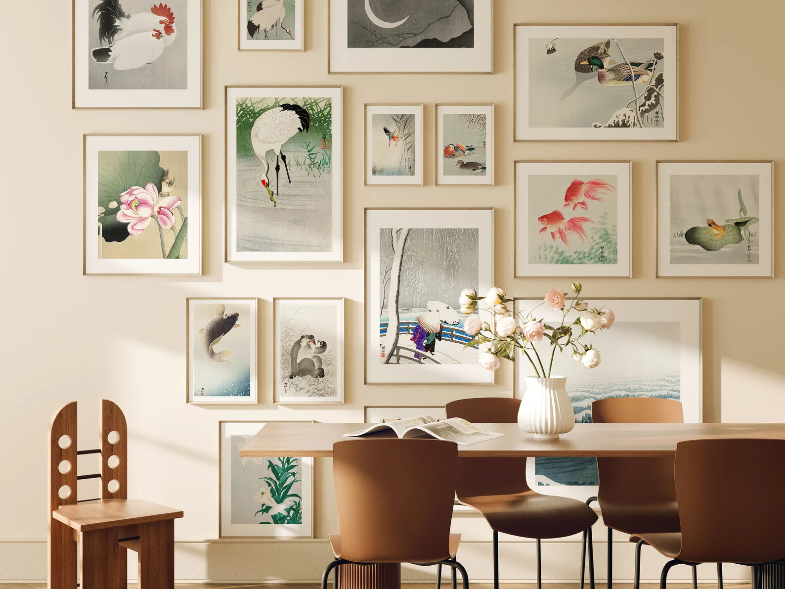 16 Wall Gallery Frames Mockup