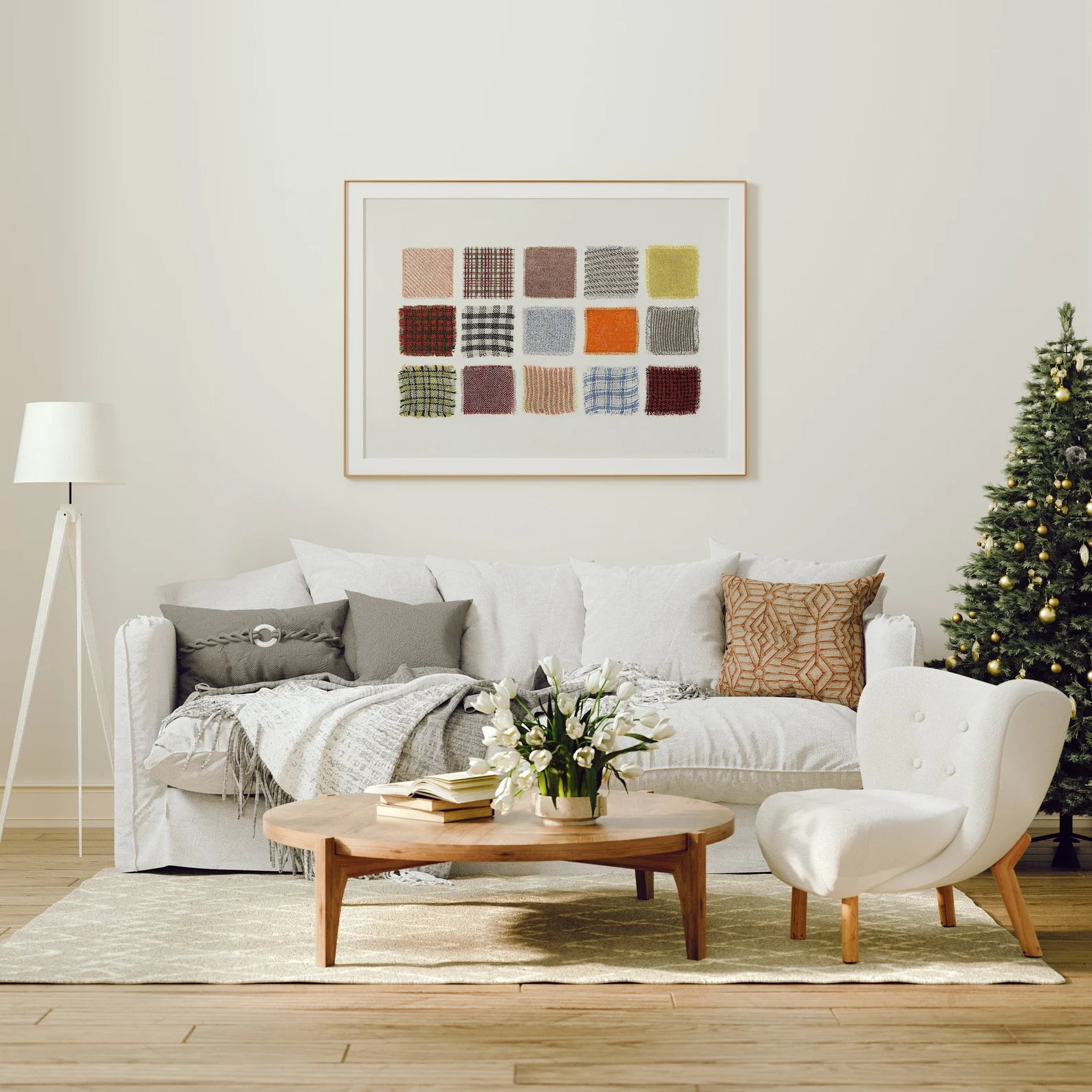 Horizontal 7x5 Living Room Frame Mockup