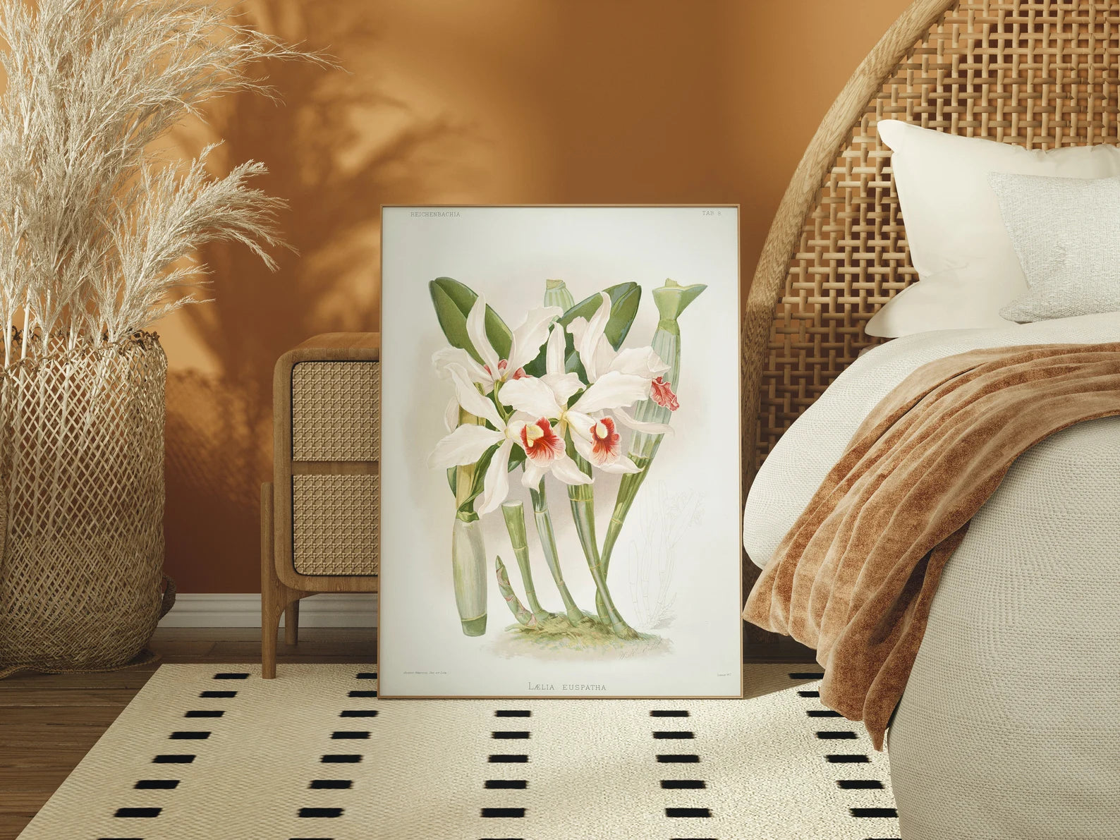 Vertical 5x7 Bedroom Frame Mockup