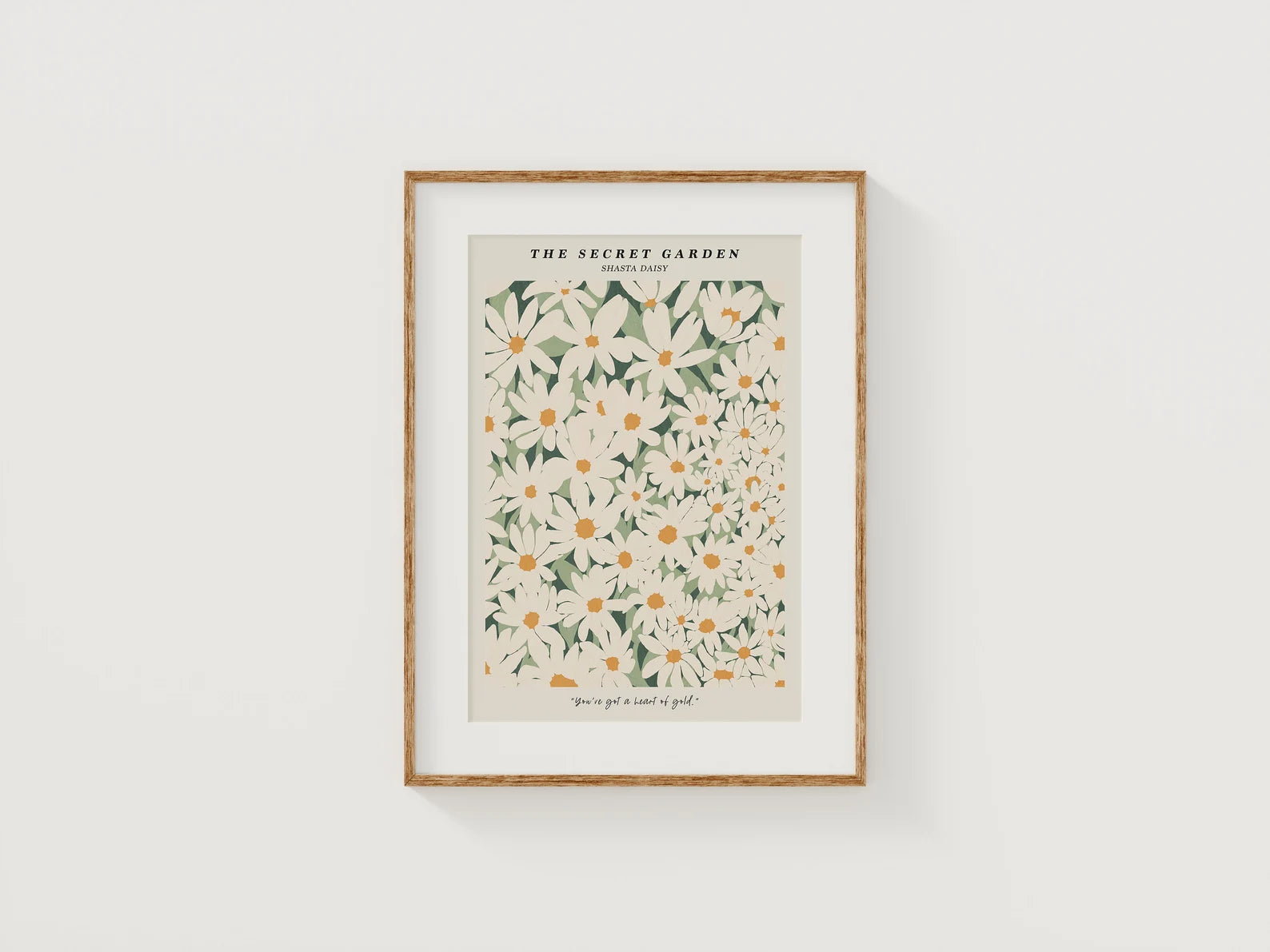 Vertical 5x7 White Wall Frame Mockup