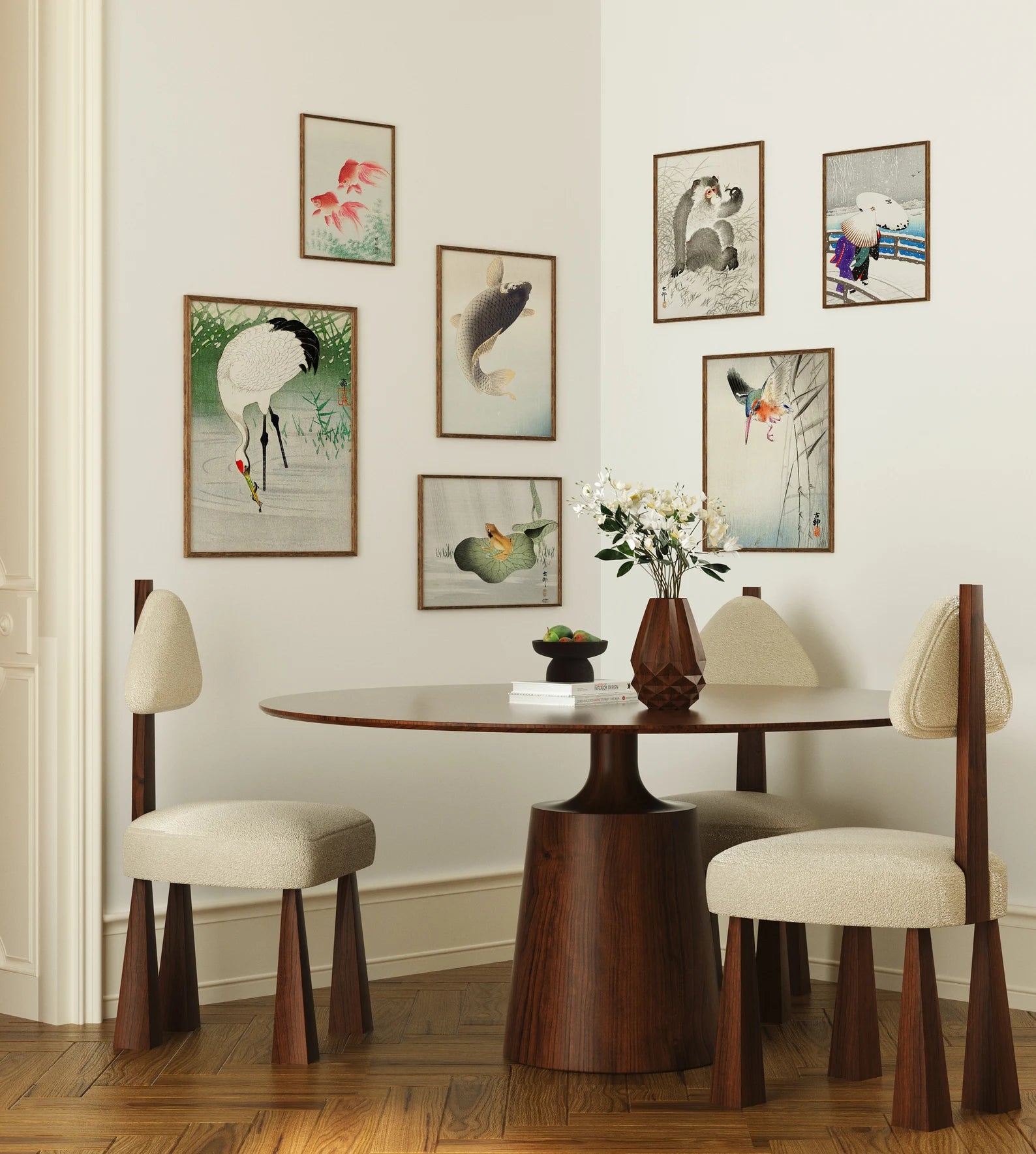 7 Dining Table 5x7 Frames Mockup