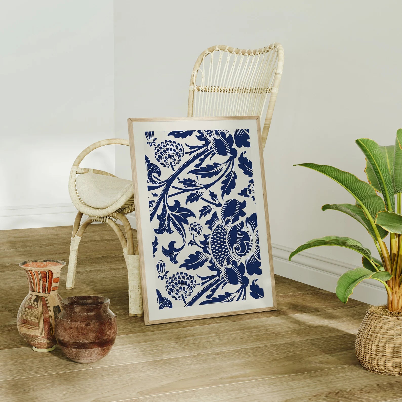 Vertical 5x7 Frame Mockup With Sunlight