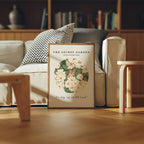 Vertical 5x7 Living Room Frame Mockup With Sunlight