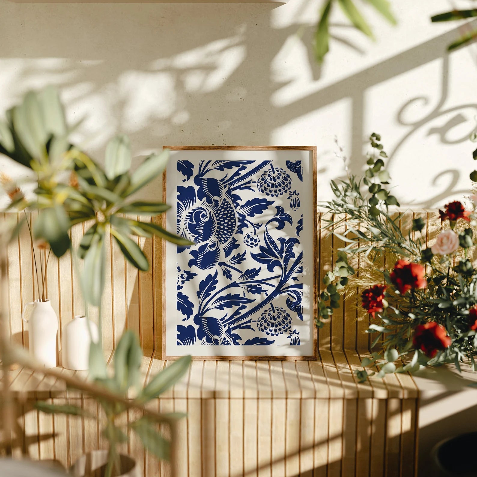 Vertical 5x7 Frame Mockup With Sunlight