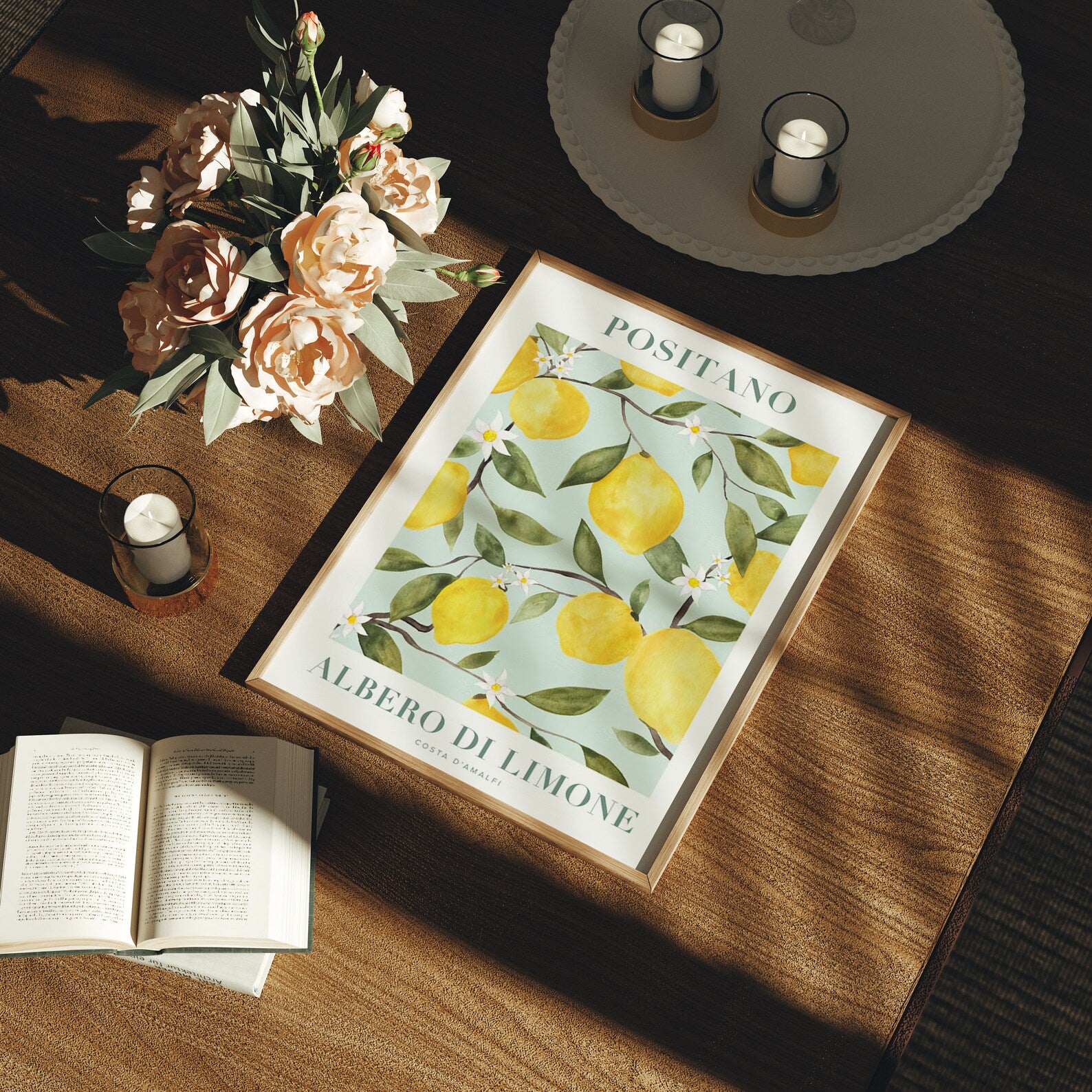 Vertical 5x7 Frame Mockup With Sunlight