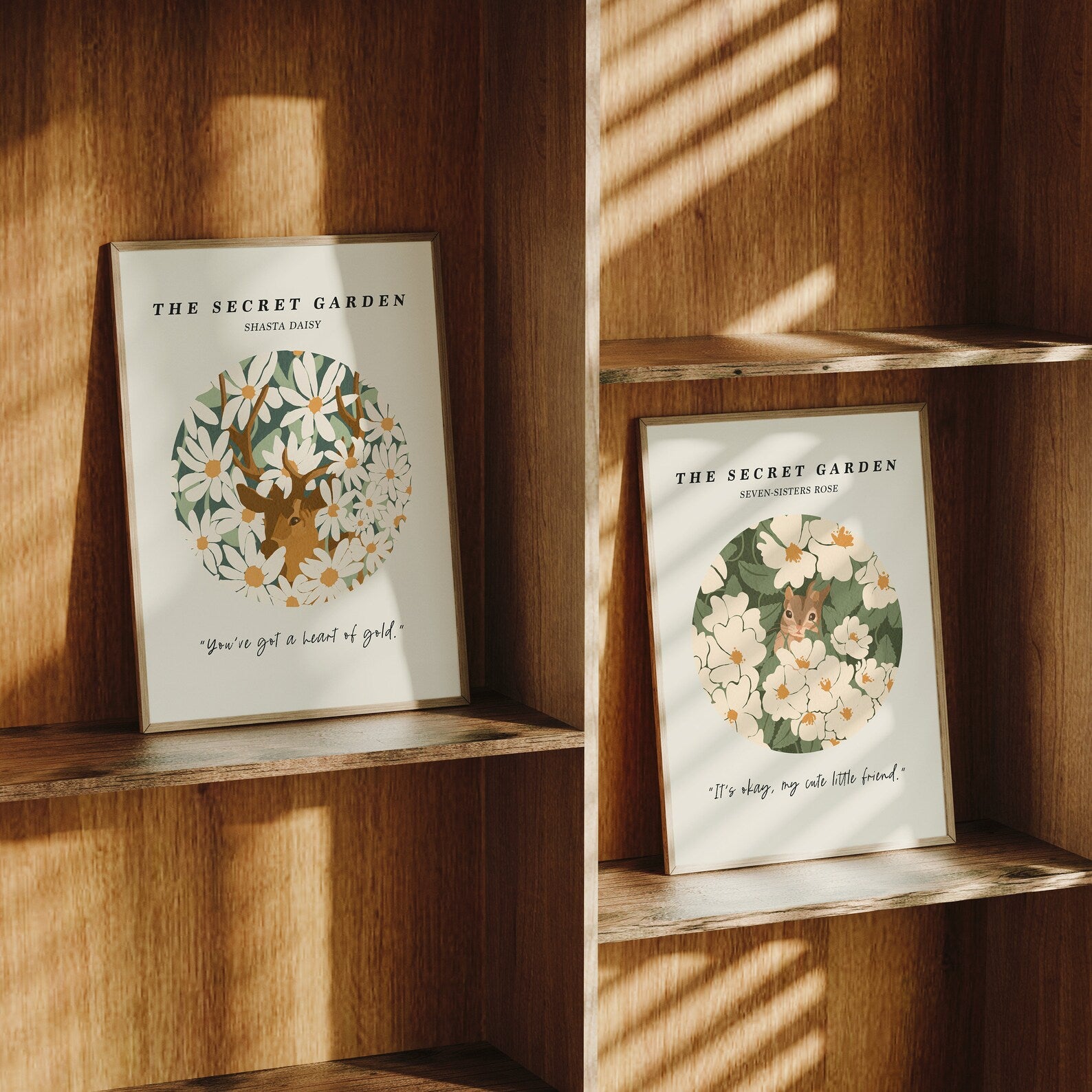 2 Vertical 5x7 Frames Mockup With Sunlight