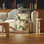 Vertical 5x7 Living Room Frame Mockup With Sunlight