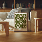 Vertical 5x7 Living Room Frame Mockup With Sunlight