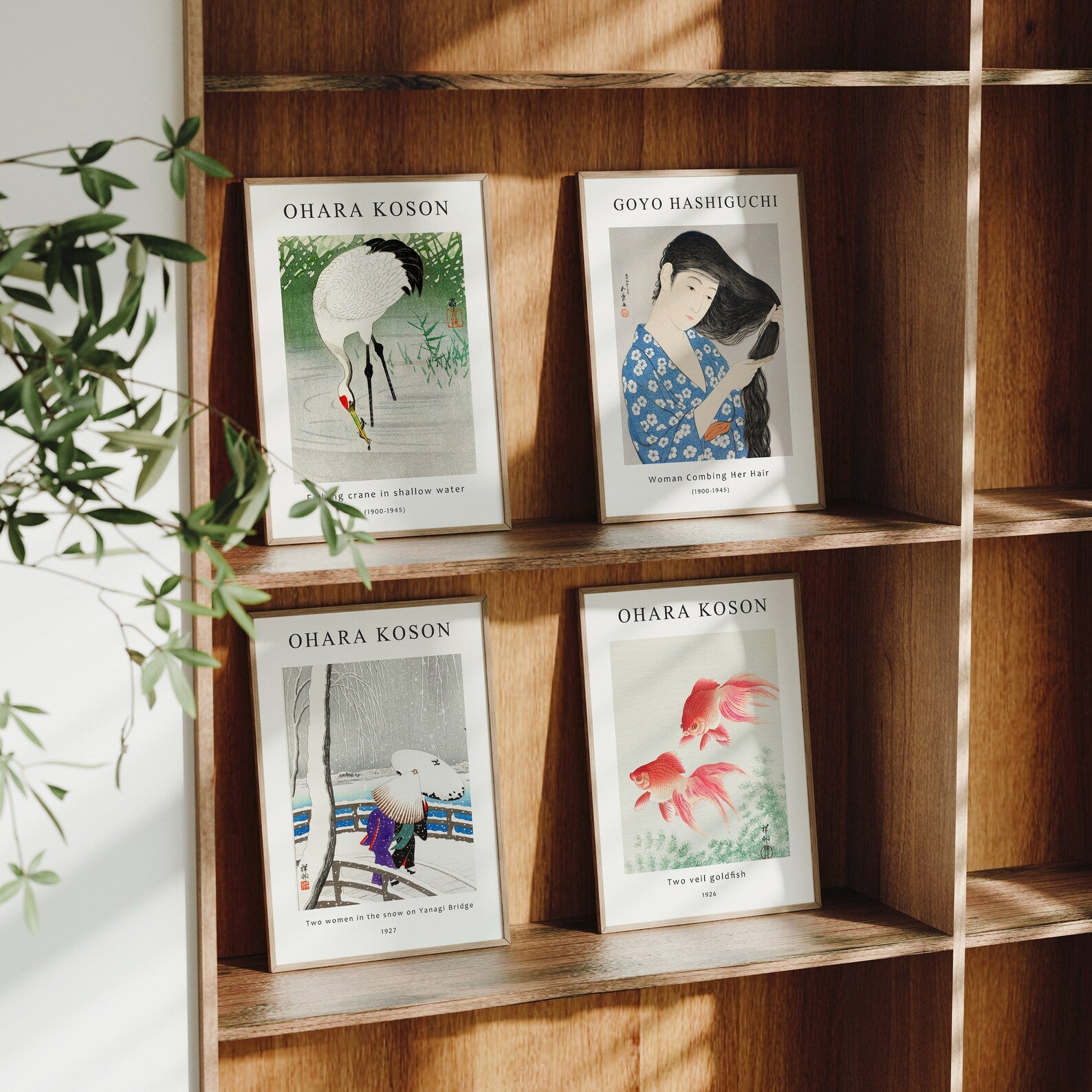 4 Vertical 5x7 Frames Mockup With Sunlight