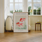 Vertical 5x7 Living Room Frame Mockup With Reflection