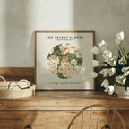 Square Frame Mockup With Sunlight