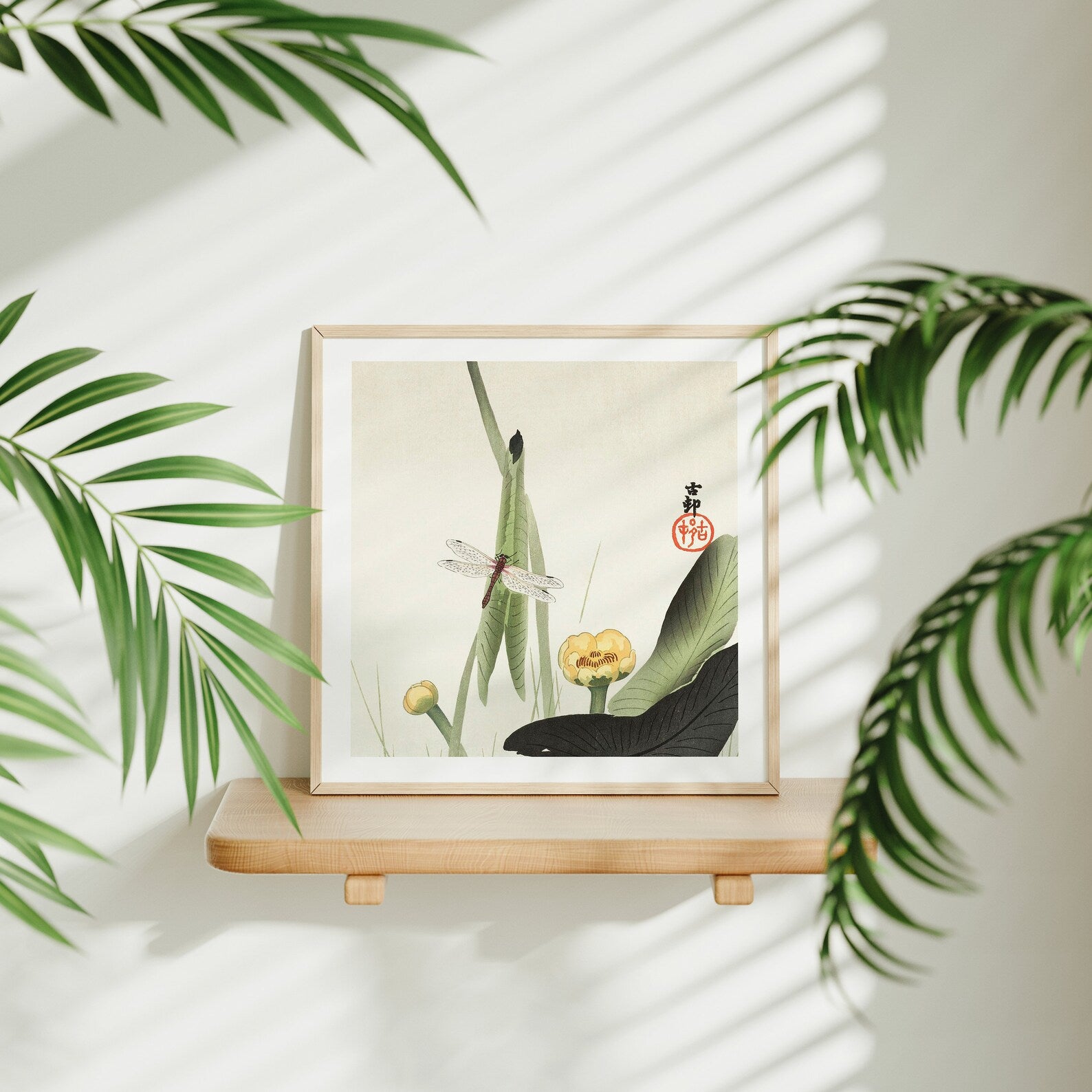 Square Frame Mockup With Sunlight
