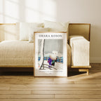 Vertical 5x7 Living Room Frame Mockup With Sunlight