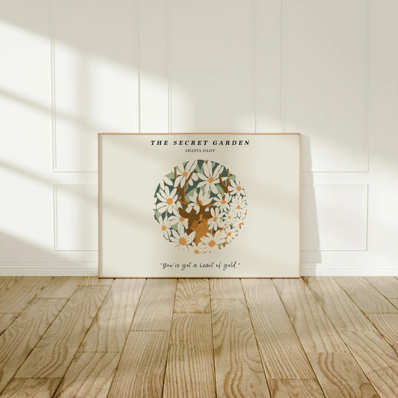 Horizontal 7x5 Frame Mockup With Sunlight