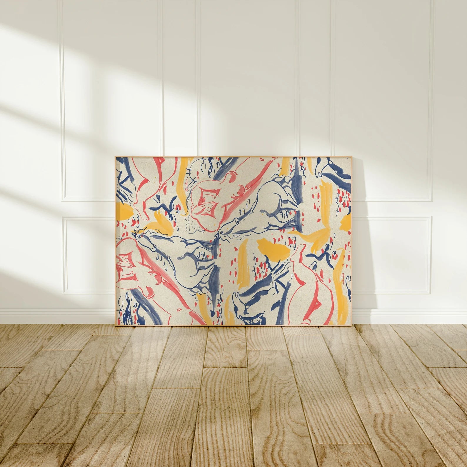 Horizontal 7x5 Frame Mockup With Sunlight